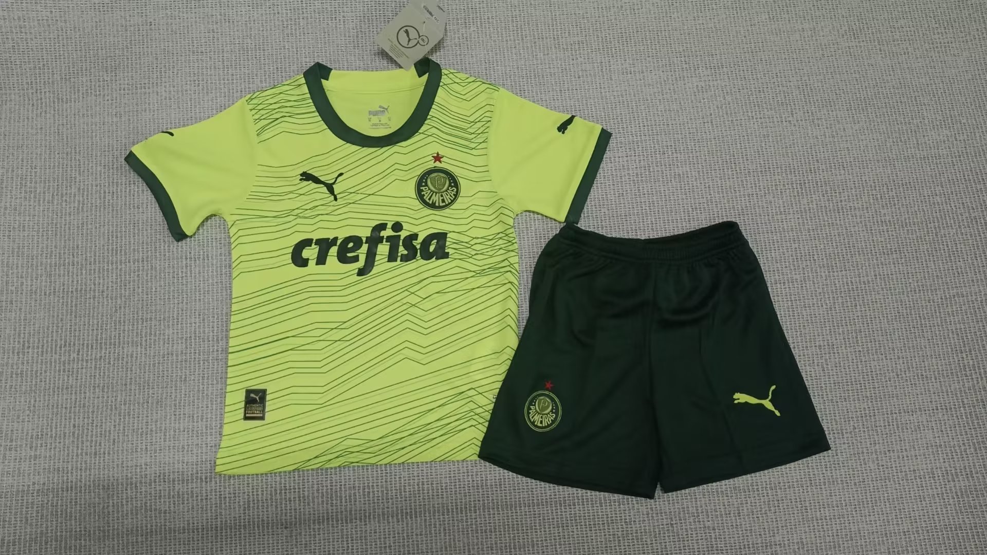 Kids-Palmeiras 23/24 Third Green Soccer Jersey